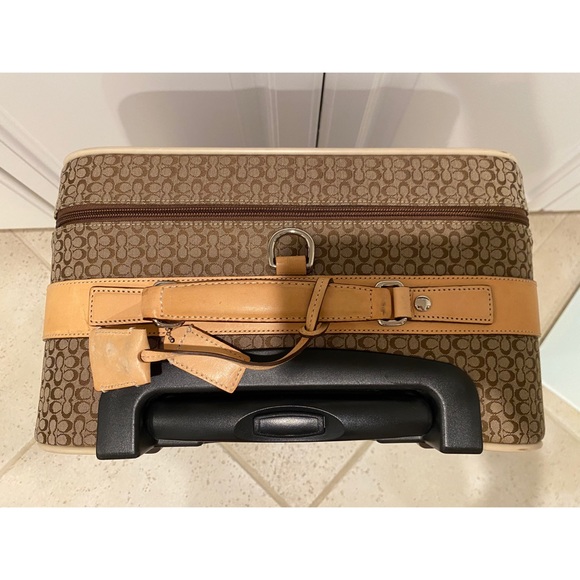 SOLD: Coach Monogram Roller Suitcase - Picture 8 of 9
